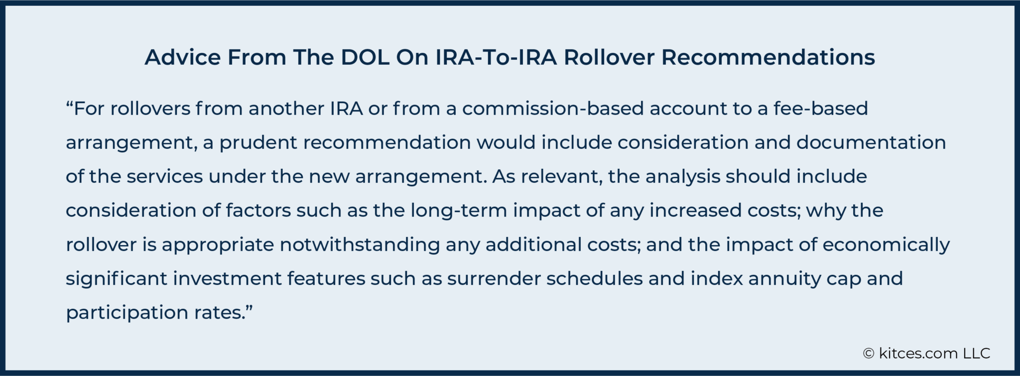 Complying With PTE 2020-02 Under New Rollover Requirements