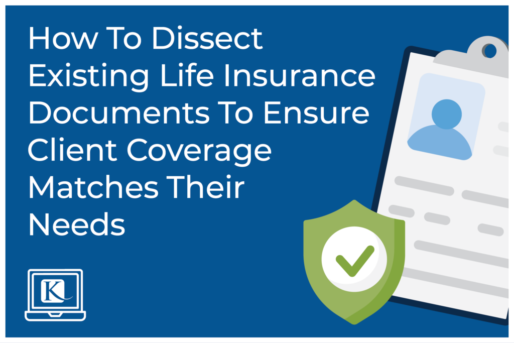 Course Page How To Dissect Existing Life Insurance Documents To Ensure Client Coverage Matches Their Needs Homepage Banner